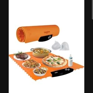 Electric Food Warming Orange Multi-Function Mat